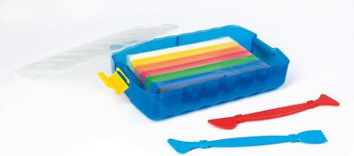 Eberhard Faber Plastilin – 572010, In Kunststoffbox Mit 2 Modellierwerkzeugen, Bunt!