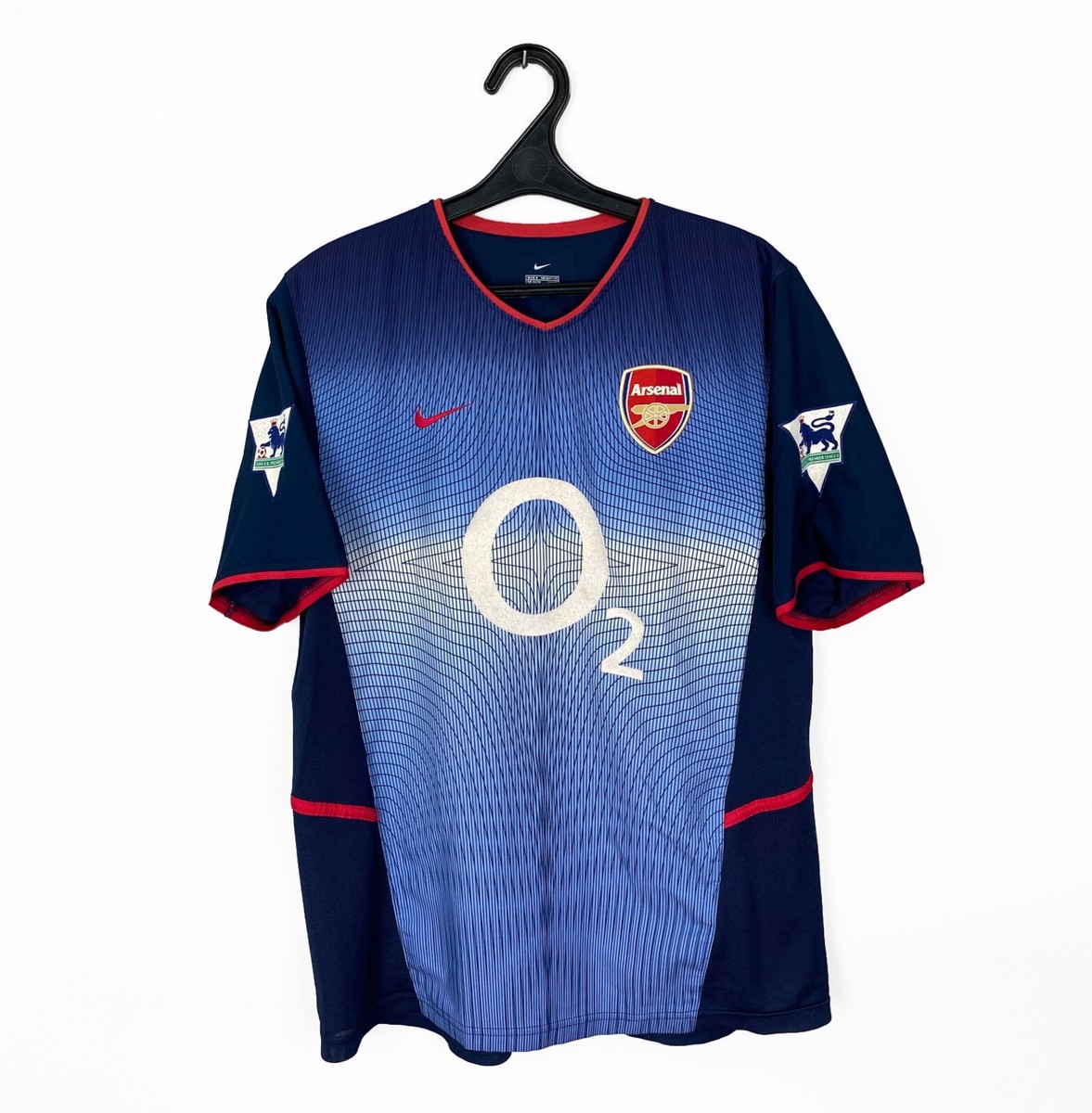Vintage Nike ARSENAL FC LJUNGBERG 8 2002/03 Away Football Soccer