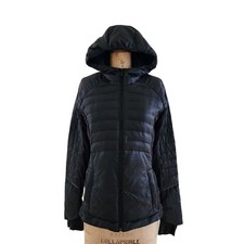 Lululemon Down For A Run Jacket Ii Black 6 Euc
