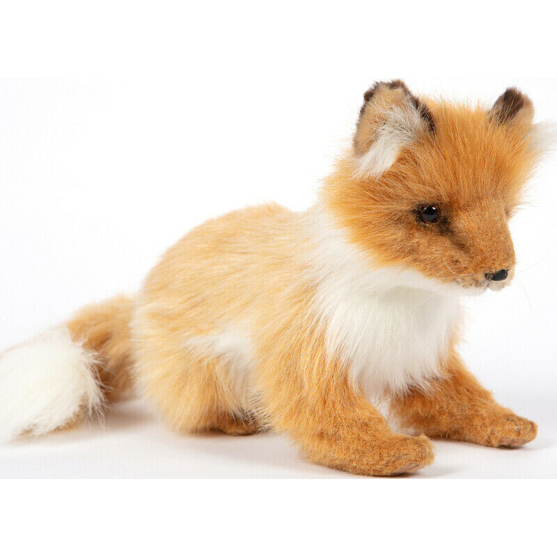 Hansa Sitting Fox Cub 6996 Plush Soft Toy Sold by Lincrafts UK Est.1993