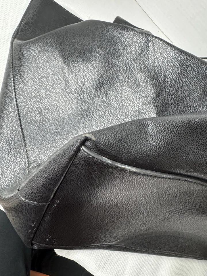 H&M Black Tote Bag Purse Handles and Shoulder Strap - Image 4 of 4