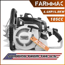 105cc Chainsaw Gas Powered Head Compatible wi...