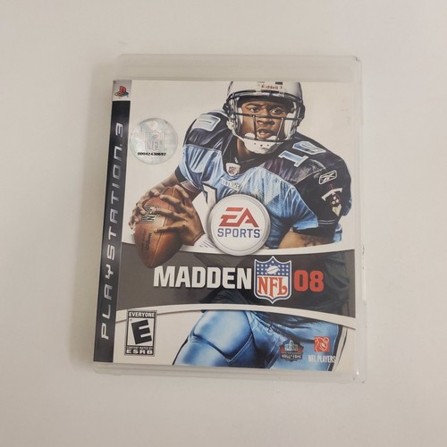 Madden NFL 08 (Sony PlayStation 3, PS3)  NO Manual   quarterback Vince Young