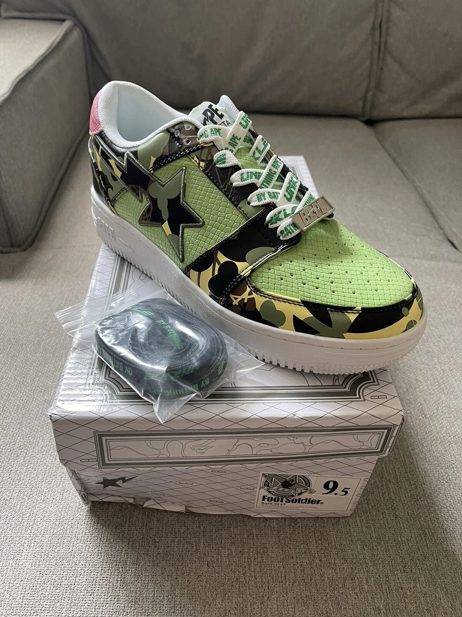 A Bathing Ape MO'WAX UNKLE BAPE STA M2 Men's Size 9.5