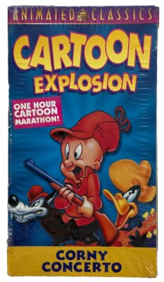 Animated Classics Cartoon Explosion (VHS, 1999) Corney Concerto