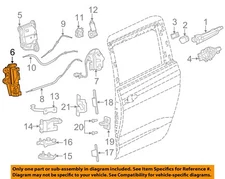 CHRYSLER OEM 17-23 Pacifica Lock Hardware-Handle, Inside 5RU79PD2AD