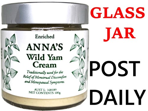 ANNA&amp;#039;S Wild Yam Cream 100g - ANNAS  GLASS JAR
