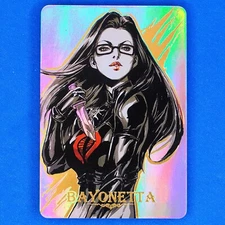 Bayonetta Rainbow Foil Holographic Character Art Trading Card B