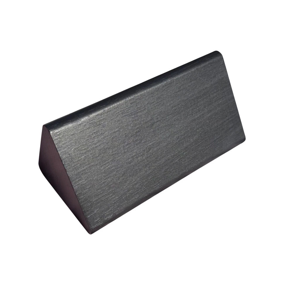 LED Digital Alarm Clock Wood Grain Temperature Display Black USB Charger - Image 2 of 4