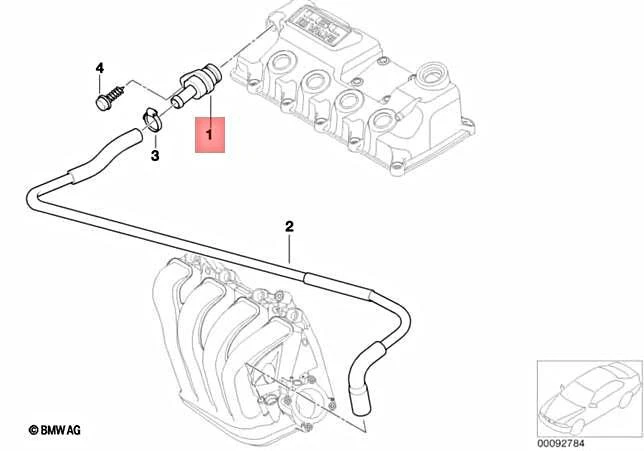 Mini r56 crankcase sale breather