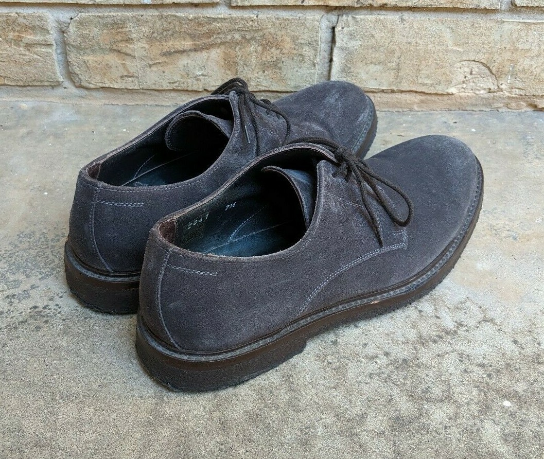 To Boot New York Derrick Derby Sneakers Mens Grey Handmade in Italy Size 12 To Boot New York Adam Derrick Grey Charcoal Suede Derby  main image 2