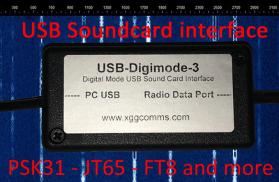 USB Digimode Interface FT8, JT9, JT65, PSK - for Icom, Yaesu