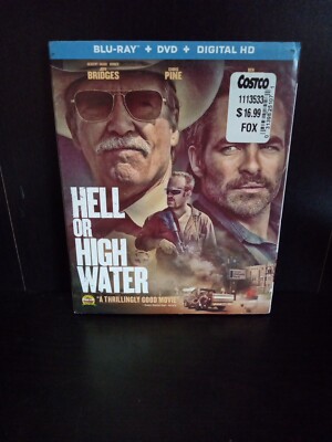 #174H Hell Or High Water [Blu-ray + DVD + Digital HD] DVDs