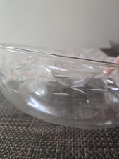 Vintage Princess House Heritage Crystal Chip and Dip Bowl Server
