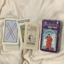 1985 THE PREDICTION TAROT DECK BY BERNARD STRINGER - 78 CARDS & BOOKLET IN BOX