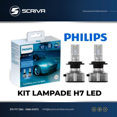LED Lampen H7 Philips Ultinon Essential HL 6500K 12V 24V Auto Moto 11972UE2X2
