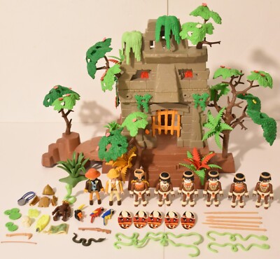 Playmobil 3015 Jungle Ruin Temple 4531 Mummy Special used