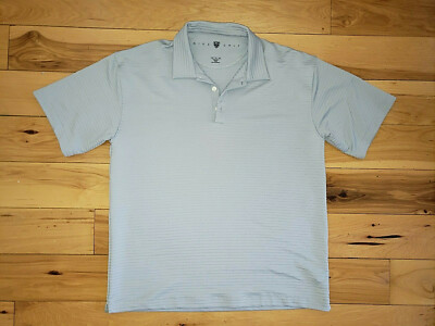 Mens Nike Golf Grey Short Sleeve Polo Shirt Size XL X-Large Thick Nice 