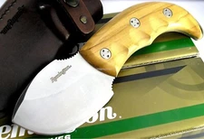 REMINGTON Italy RARE Premier Elite Fixed Blade 8/3.1 Olive Wood Hdl Knife 19853