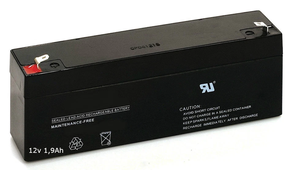 ALCAPOWER-JOIN-HQ-SKB-LAFAYETTE-EXTRACEL-MKC BATTERIA ERMETICA RICARICABILE A PIOMBO 12V Volt 2Ah