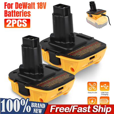 2PCS Battery Adapter Converter DCA1820 For Dewalt 18V to 20V