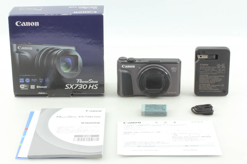 🎦👀✨Almost Unused✨ Canon PowerShot SX730 HS Digital Camera Black From JAPAN - Image 3 of 4