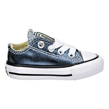 Converse Chuck Taylor All Star OX Infants Shoes Blue Fir-White-Black 757662f