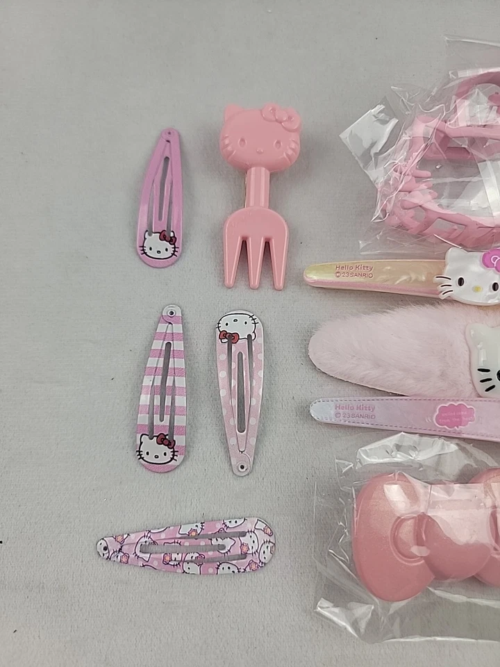 Lote de 10 Pinzas para el Pelo Sanrio Hello Kitty Rosa Pasadores Garra Clip Accesorios  Foto 4 de 4