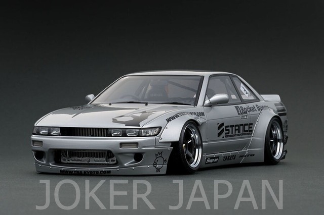 Ignition Model 1 18 Rocket Bunny S13 V2 Silver Completed For Sale Online Ebay