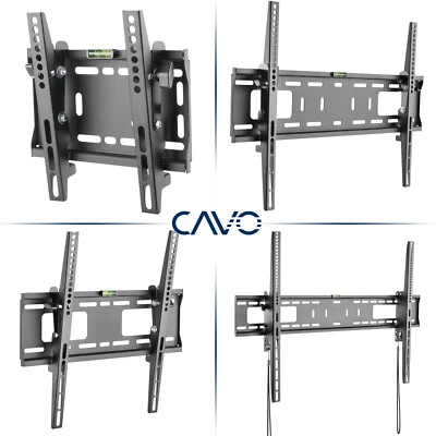 Fernsehhalterung TV Wandhalterung neigbar Fernseher 23-100 Zoll Wandmontage CAVO