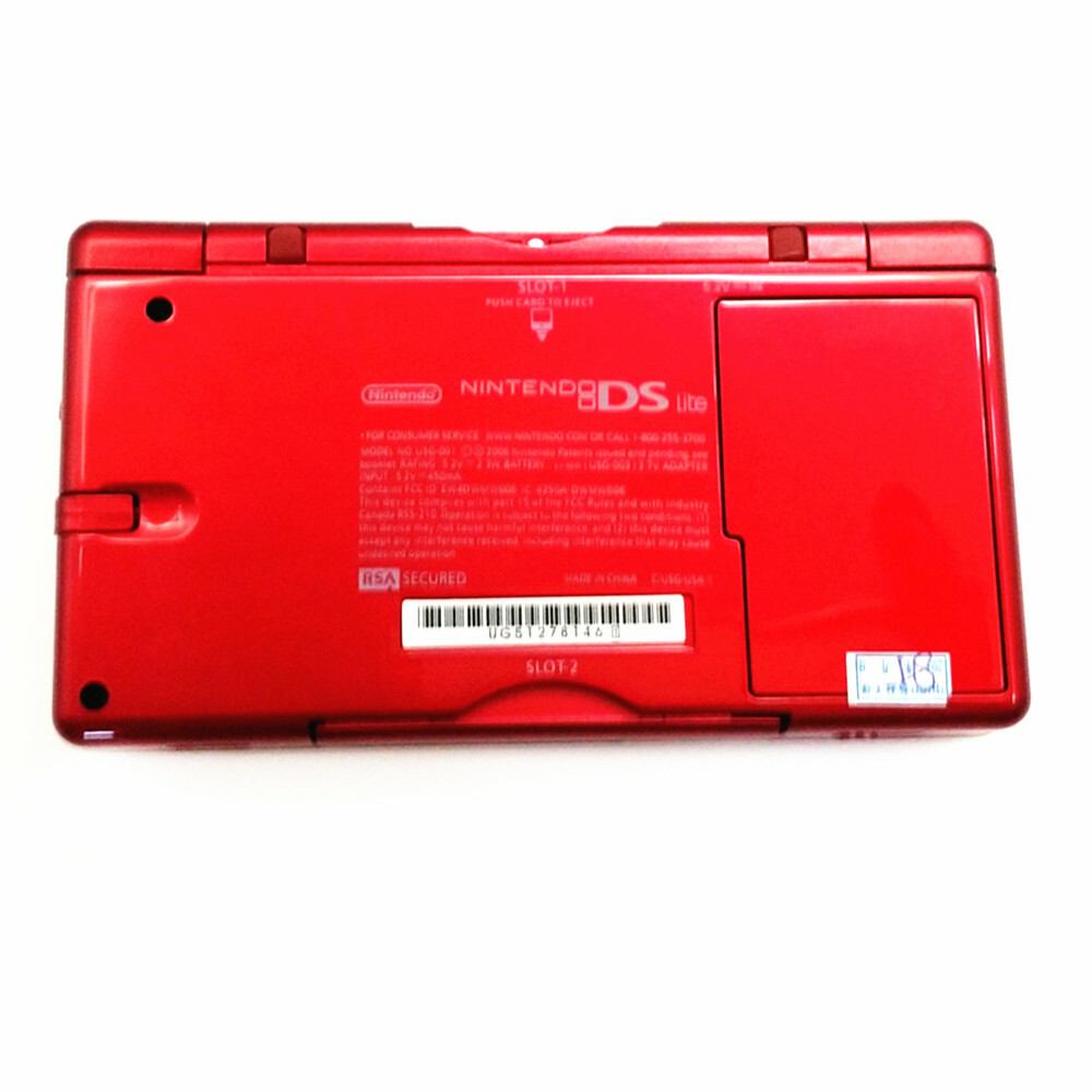 Red Quality Retrofit Nintendo DS Lite Game Console NDSL