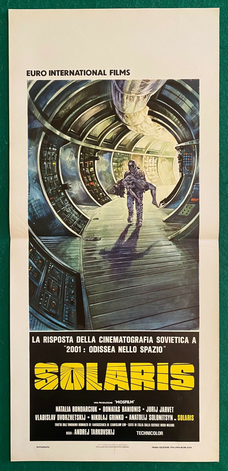 Locandina originale film Solaris (2002) - Regia di Steven Soderbergh