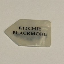 Ritchie Blackmore Blackmore's Night Guitar Pick 2012 Tour Deep Purple Rainbow