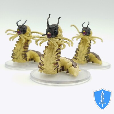 Carrion Crawler x3 - Rage of Demons #27 D&D Miniature