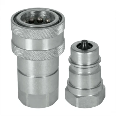 TST QUICK RELEASE FITTING ISO A BSP HYDRAULIC COUPLING CONNECTOR 1/4"- 1" FULL RANGE