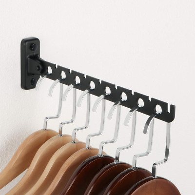 Perchero plegable para ropa, para montar en la pared