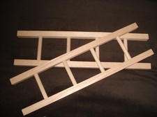 2 New Oak Pedal Car Fire Truck Wood 18.5" Ladders Hand Made in the USA By ME