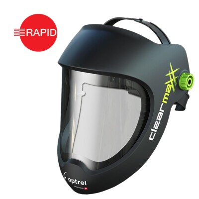 Optrel Clearmaxx Full Face Grinding Helmet w/ Clear Polycarbonate Lens