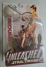 NEW HASBRO STAR WARS UNLEASHED SLAVE LEIA 2004 EDITION ACTION FIGURE STATUE a133