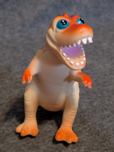 T Rex Dinosaur Orange Blue Big Eyed Dino Transport Kid Connection 5" Dino Toy - Picture 7 of 10