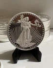 1 Saint Gaudens Design SilverTowne Silver Round 1 oz New BU .999 Fine Bullion