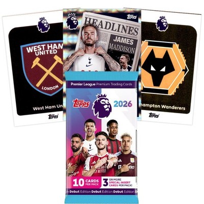 Topps Premier League 2025/2026 Trading Cards 289-450 Generation Now, Team Badge