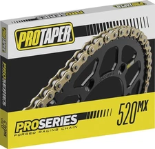 ProTaper PT520MFZ4-120 520 Pro Series Forged Racing Chain - 120 Links - Gold ...