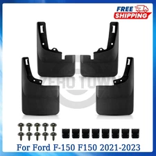 Pack of 1 For Ford F-150 2021-2024 Car Mud Flap Splash Guard Mudflaps Black