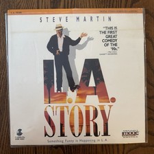 L.A. Story Laserdisc Steve Martin Victoria Tennant Vintage Free Shipping