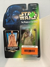 Star Wars Power of the Force TUSKEN RAIDER Action Figure  w Gaderffii Stick