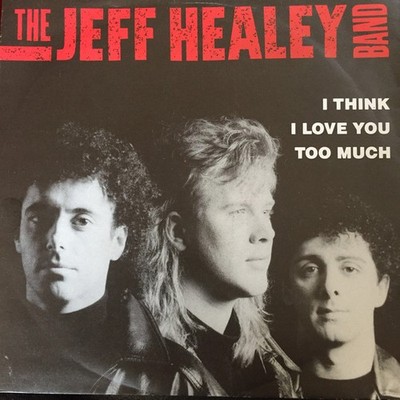 Jeff Healey Band - I Think I Love You Too Much - Used Vinyl Record 7 - F34z