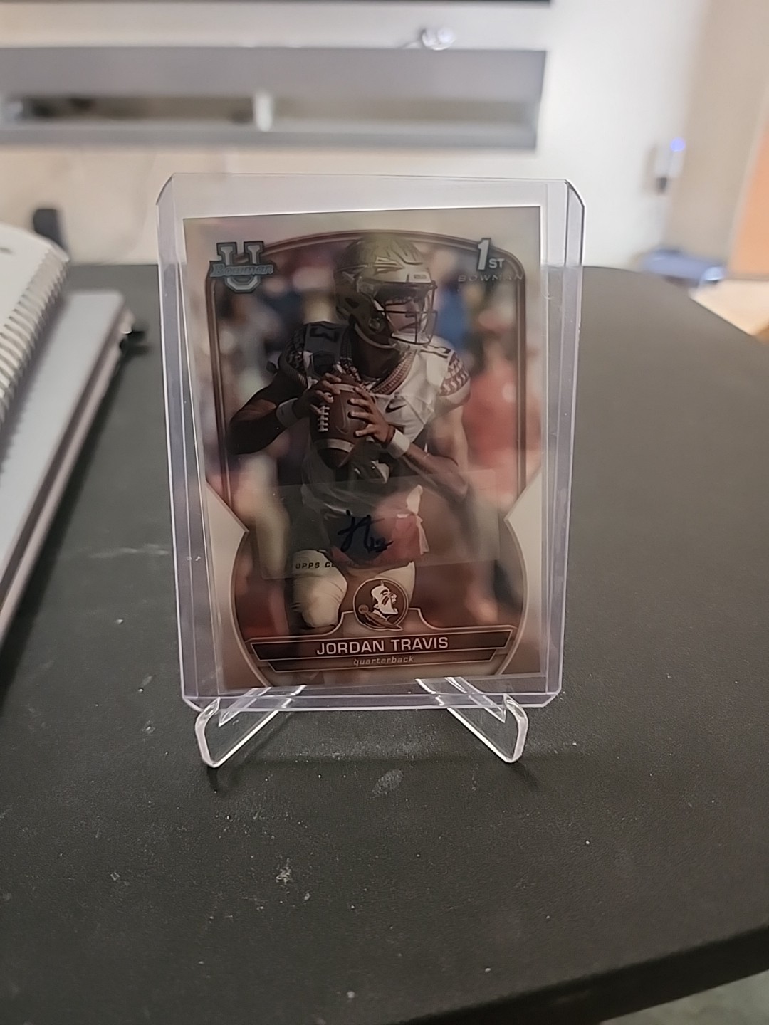 2022 Bowman University Chrome Refractor Auto Jordan Travis /499