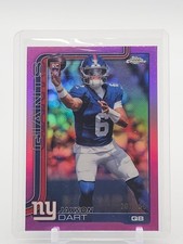 JAXSON DART 2025 TOPPS CHROME PINK REFRACTOR ROOKIE RC /250 #306 GIANTS Q6902