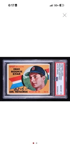 1960 Topps - Sport Magazine 1960 Rookie Star Carl Yastrzemski #148 (RC)